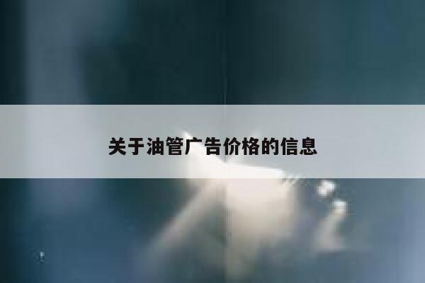 关于油管广告价格的信息 第1张