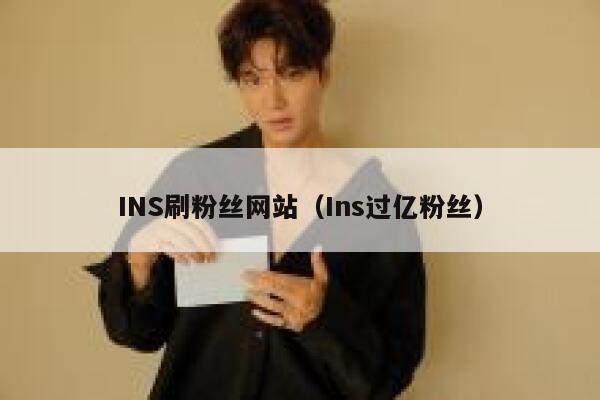 INS刷粉丝网站（Ins过亿粉丝） 第1张