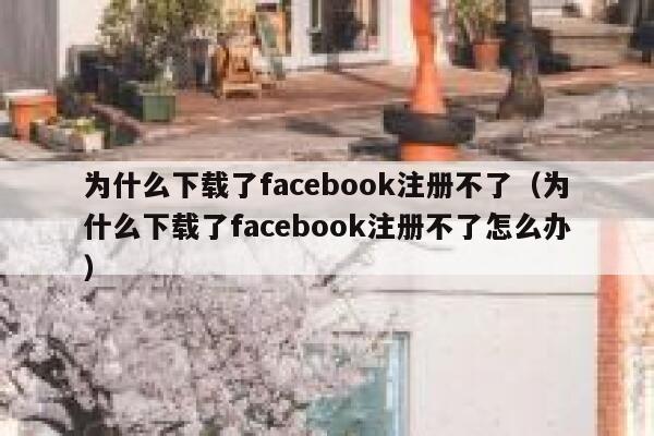 为什么下载了facebook注册不了（为什么下载了facebook注册不了怎么办） 第1张