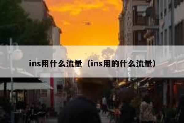 ins用什么流量（ins用的什么流量） 第1张
