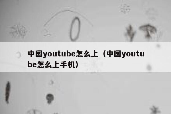 中国youtube怎么上（中国youtube怎么上手机） 第1张