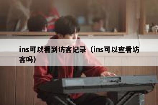 ins可以看到访客记录（ins可以查看访客吗） 第1张