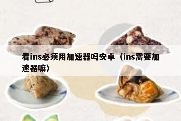 看ins必须用加速器吗安卓（ins需要加速器嘛） 第1张