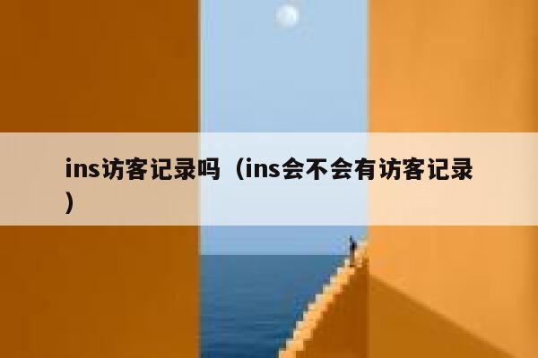 ins访客记录吗（ins会不会有访客记录） 第1张