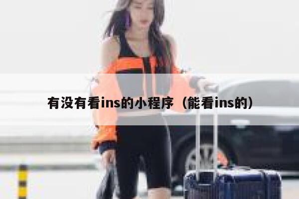 有没有看ins的小程序（能看ins的） 第1张