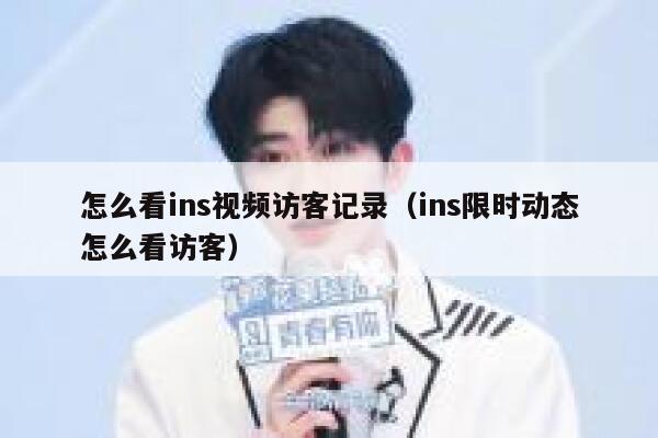 怎么看ins视频访客记录（ins限时动态怎么看访客） 第1张