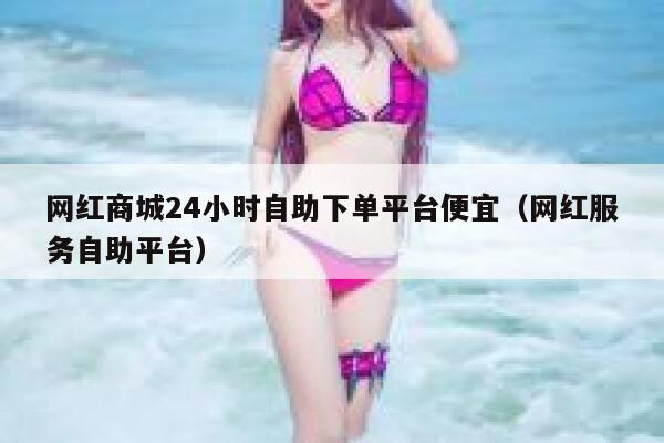 网红商城24小时自助下单平台便宜（网红服务自助平台） 第1张