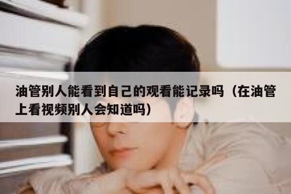 油管别人能看到自己的观看能记录吗（在油管上看视频别人会知道吗） 第1张