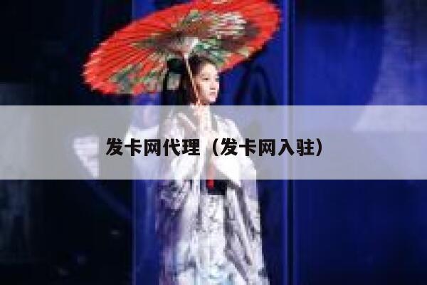 发卡网代理（发卡网入驻） 第1张