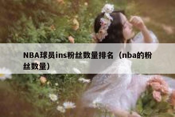 NBA球员ins粉丝数量排名（nba的粉丝数量） 第1张