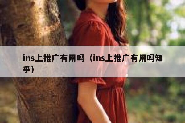 ins上推广有用吗（ins上推广有用吗知乎） 第1张