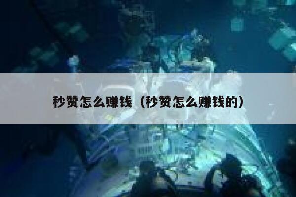 秒赞怎么赚钱（秒赞怎么赚钱的） 第1张