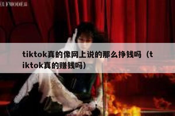 tiktok真的像网上说的那么挣钱吗（tiktok真的赚钱吗） 第1张