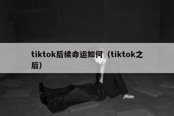 tiktok后续命运如何（tiktok之后） 第1张