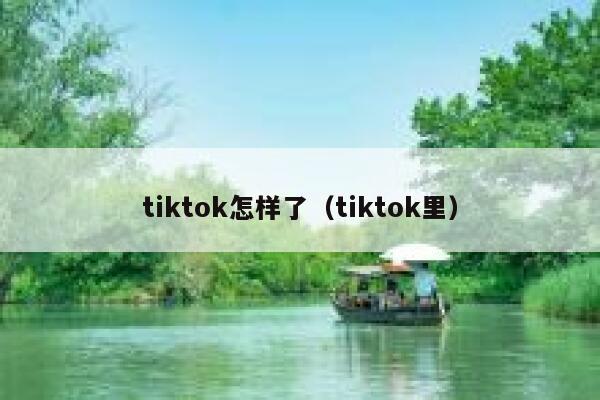 tiktok怎样了（tiktok里） 第1张