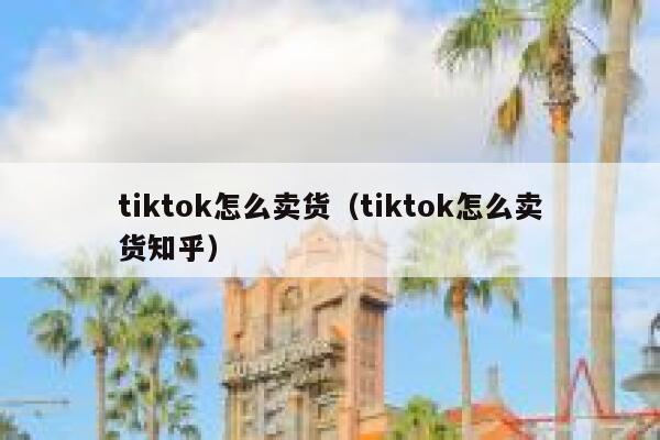 tiktok怎么卖货（tiktok怎么卖货知乎） 第1张