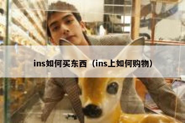 ins如何买东西（ins上如何购物） 第1张