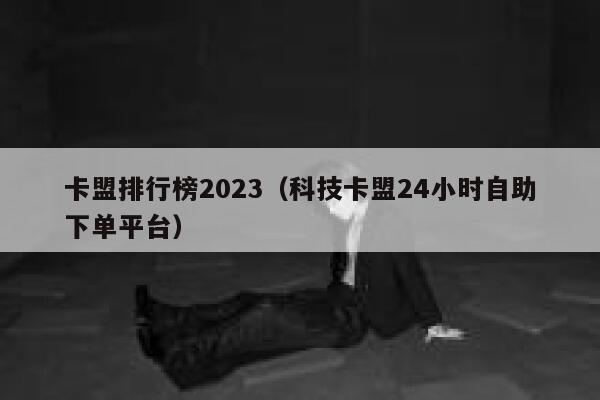 卡盟排行榜2023（科技卡盟24小时自助下单平台） 第1张