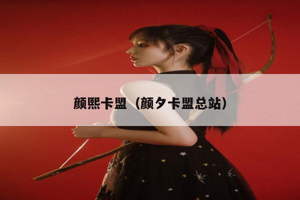 颜熙卡盟（颜夕卡盟总站） 第1张