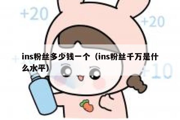 ins粉丝多少钱一个（ins粉丝千万是什么水平） 第1张