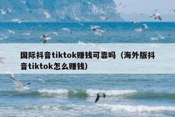 国际抖音tiktok赚钱可靠吗（海外版抖音tiktok怎么赚钱） 第1张