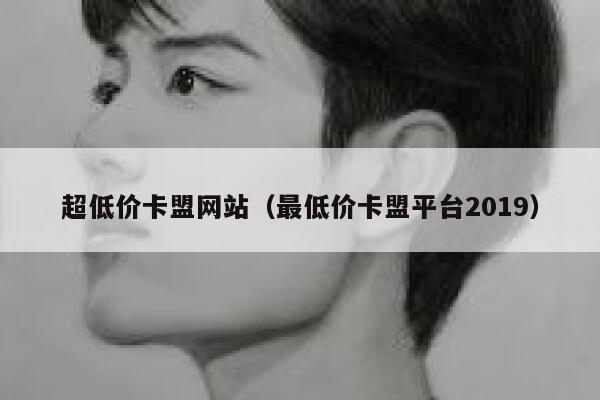 超低价卡盟网站（最低价卡盟平台2019） 第1张