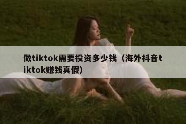 做tiktok需要投资多少钱（海外抖音tiktok赚钱真假） 第1张