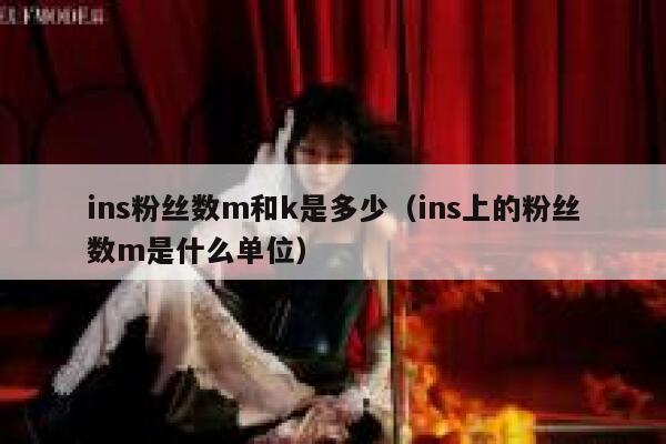 ins粉丝数m和k是多少（ins上的粉丝数m是什么单位） 第1张