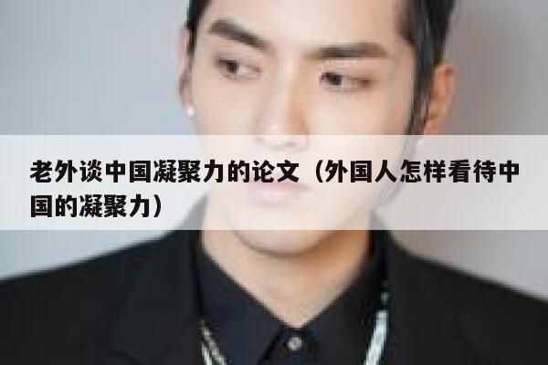 老外谈中国凝聚力的论文（外国人怎样看待中国的凝聚力） 第1张