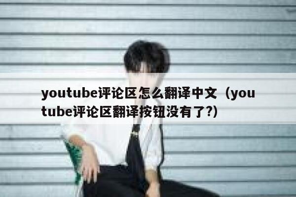 youtube评论区怎么翻译中文（youtube评论区翻译按钮没有了?） 第1张