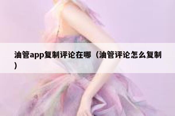 油管app复制评论在哪（油管评论怎么复制） 第1张