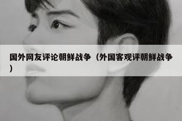 国外网友评论朝鲜战争（外国客观评朝鲜战争） 第1张