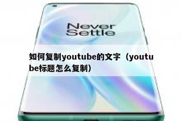 如何复制youtube的文字（youtube标题怎么复制） 第1张