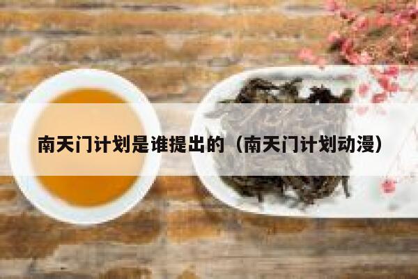 南天门计划是谁提出的（南天门计划动漫） 第1张