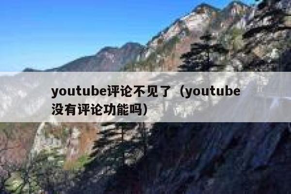 youtube评论不见了（youtube没有评论功能吗） 第1张