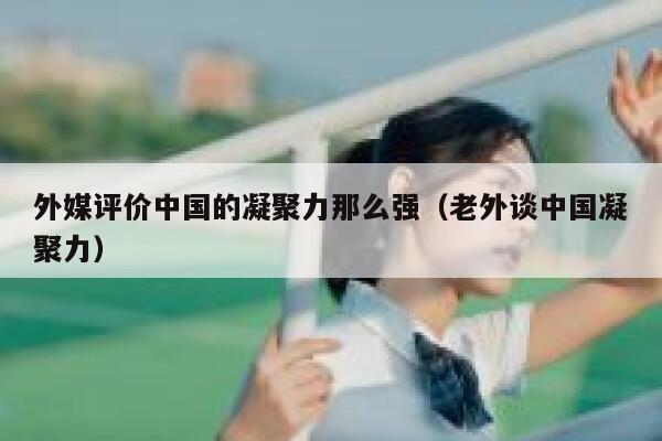 外媒评价中国的凝聚力那么强（老外谈中国凝聚力） 第1张