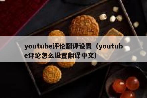 youtube评论翻译设置（youtube评论怎么设置翻译中文） 第1张