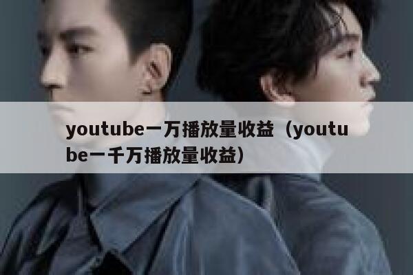 youtube一万播放量收益（youtube一千万播放量收益） 第1张