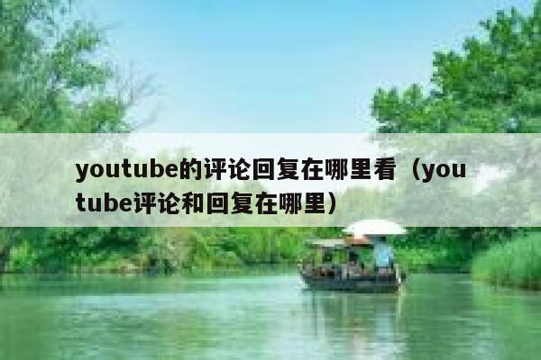 youtube的评论回复在哪里看（youtube评论和回复在哪里） 第1张