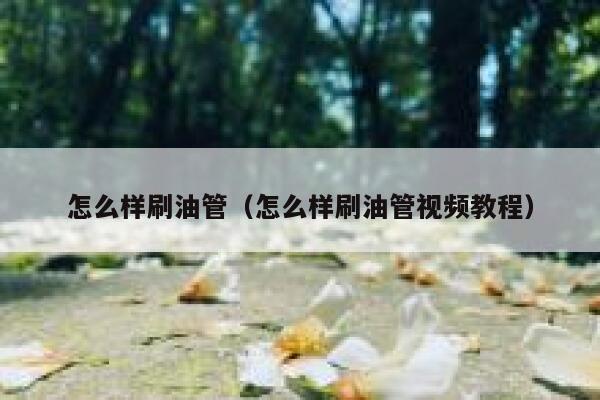 怎么样刷油管（怎么样刷油管视频教程） 第1张