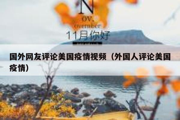 国外网友评论美国疫情视频（外国人评论美国疫情） 第1张