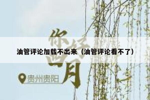油管评论加载不出来（油管评论看不了） 第1张