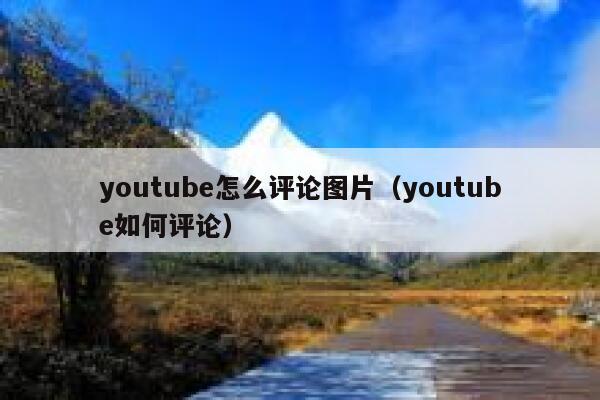 youtube怎么评论图片（youtube如何评论） 第1张