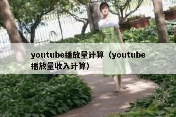 youtube播放量计算（youtube播放量收入计算） 第1张