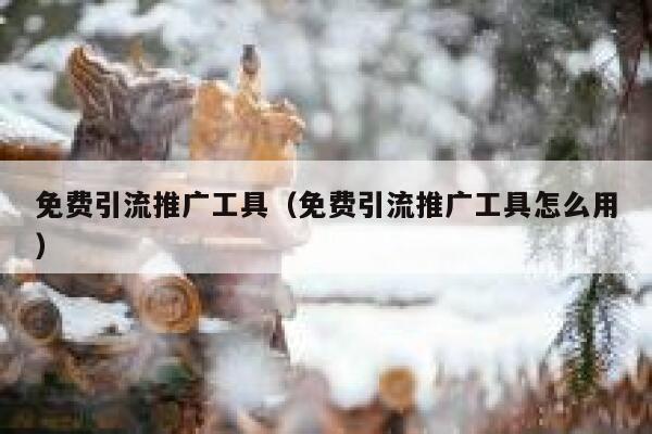 免费引流推广工具（免费引流推广工具怎么用） 第1张