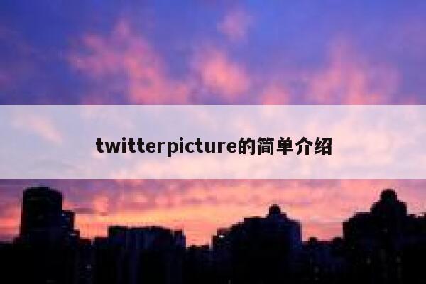 twitterpicture的简单介绍 第1张