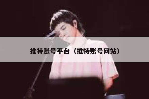 推特账号平台（推特账号网站） 第1张