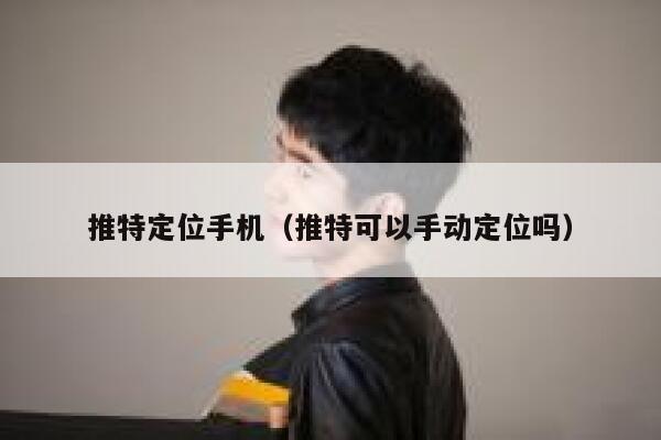 推特定位手机（推特可以手动定位吗） 第1张