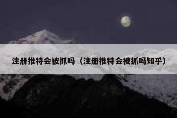 注册推特会被抓吗（注册推特会被抓吗知乎） 第1张