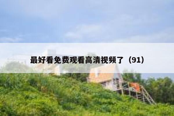 最好看免费观看高清视频了（91） 第1张
